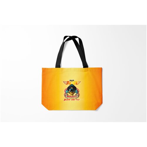 фото Сумка-шоппер / 46х35 см / рок / bon jovi slippery when wet burnettie