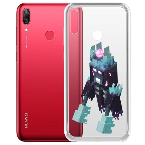 Чехол-накладка Krutoff Clear Case Несчастный Призрак для Huawei Y7 (2019) чехол накладка krutoff clear case несчастный призрак для iphone 13 pro max