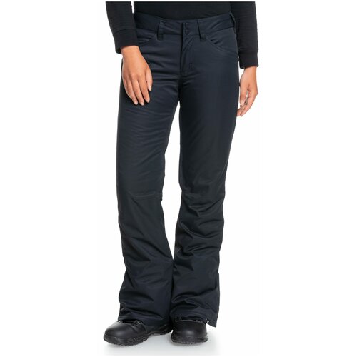 фото Горнолыжные брюки roxy, подкладка, карманы, мембрана, утепленные, водонепроницаемые, размер s, черный