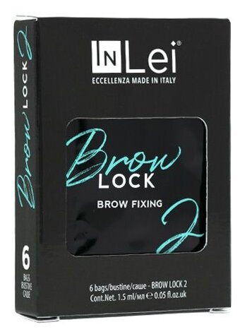 InLei Фиксирующий состав для бровей Brow Lock 2, упаковка 6 шт, 9 мл
