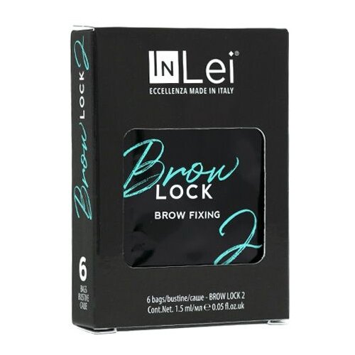 InLei Фиксирующий состав для бровей Brow Lock 2, упаковка 6 шт, 9 мл