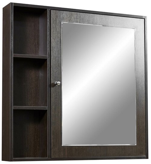 Зеркальный шкаф Stella Polar Монтоне 80 венге белый SP-00000158