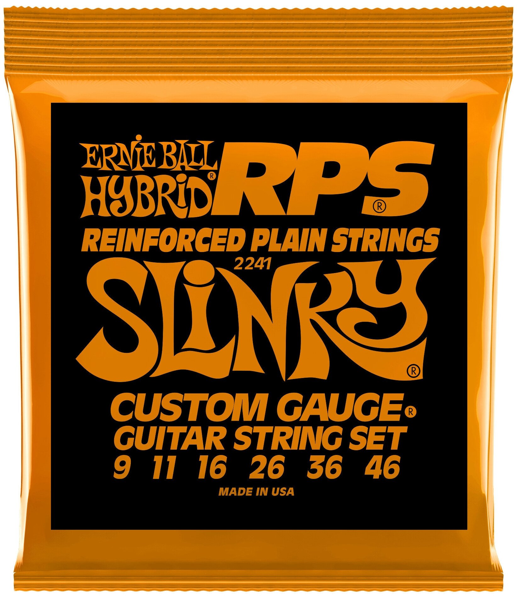 Струны для электрогитары Ernie Ball 2241 Hybrid Slinky RPS 9-46