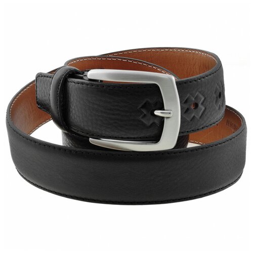 фото Мужской кожаный ремень tony perotti 3999/35/1-120 черный