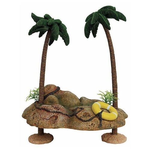 Декоративная композиция ArtUniq Islet With Palmtrees Островок с пальмами (20,5 x 15,5 x 25,5 см)