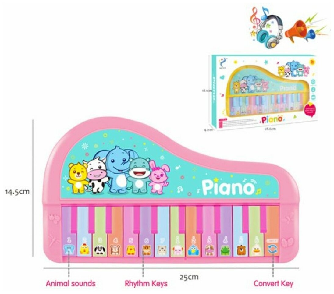 Музыкальный инструмент "Пианино", 24 клавиши, арт. 200647126