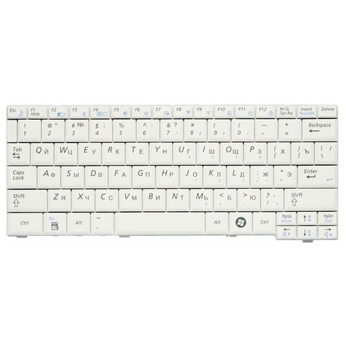 Клавиатура для ноутбуков Samsung N120 N510 RU White 480₽