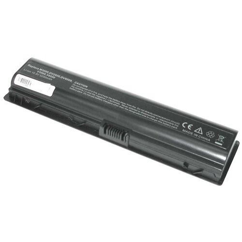 Аккумуляторная батарея iQZiP для ноутбука HP Pavilion DV2000, DV6000 (HSTNN-DB42) 5200mAh OEM черная