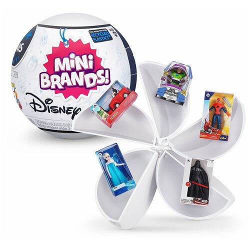 машинка zuru 5 surprise сюрприз серый 8 см Игрушка Zuru 5 surprise Mini brands Disney Store Шар-Сюрприз 77114