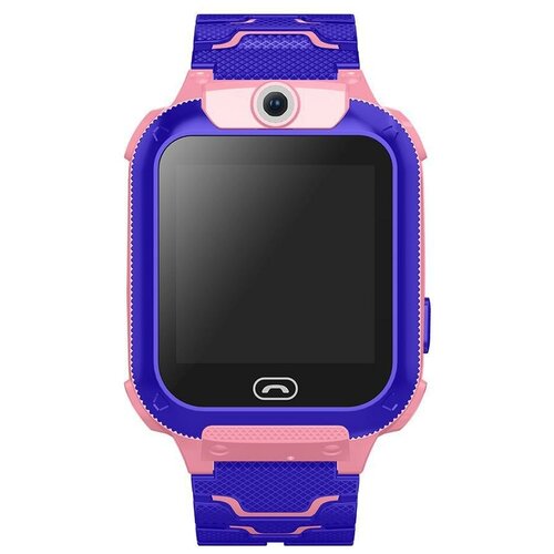 фото Умные часы для детей / smart baby watch q12/ детские смарт-часы / детские часы с функцией sos, с sim-картой и отслеживанием, 40mm, розовый, фиолетовый children watch 