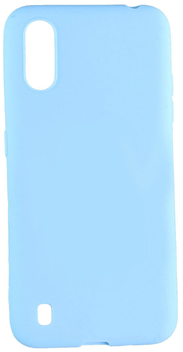 Защитный чехол TPU LuxCase для Samsung Galaxy A01, Синий, 1,1 мм