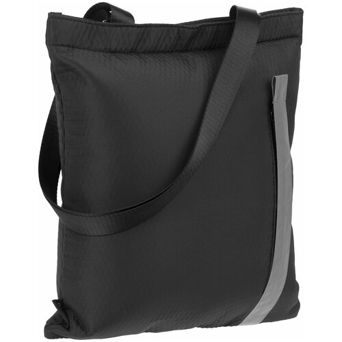 фото Сумка для покупок tagbag со светоотражающим элементом, черная indivo