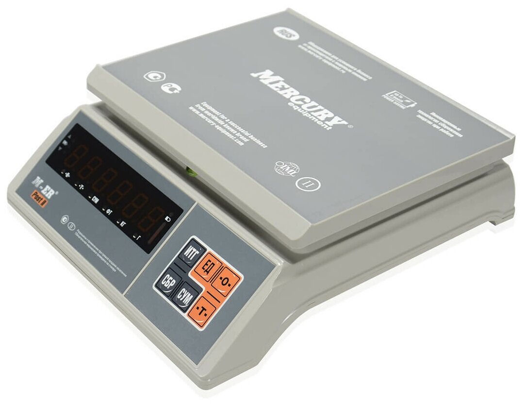 M-ER Весы MERCURY 326AFU-15.1 LED с USB COM 3110