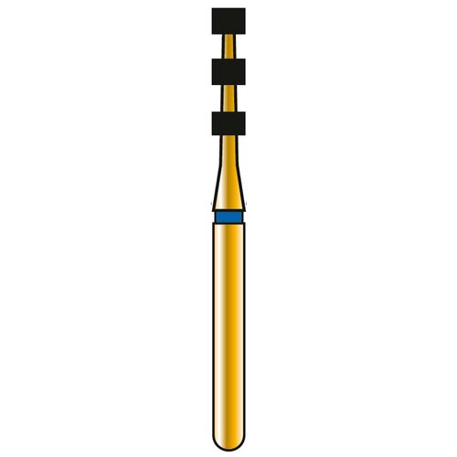 Бор алмазный G834, маркерный, D=2,1 мм, FG ML, L=6,8 мм