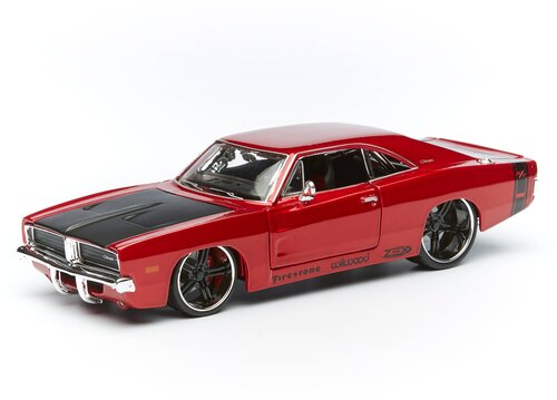 Легковой автомобиль Maisto Dodge Charger R/T 1969 32537 1:24, 20.6 см, красный