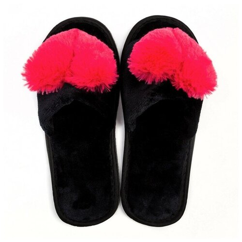 фото Тапочки женские, цвет малиновый, размер 35 нет бренда