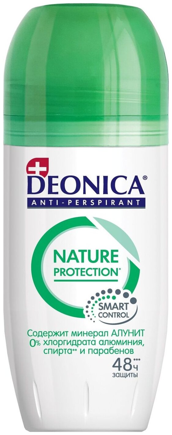 Deonica антиперспирант, ролик, Nature Protection, 50 мл