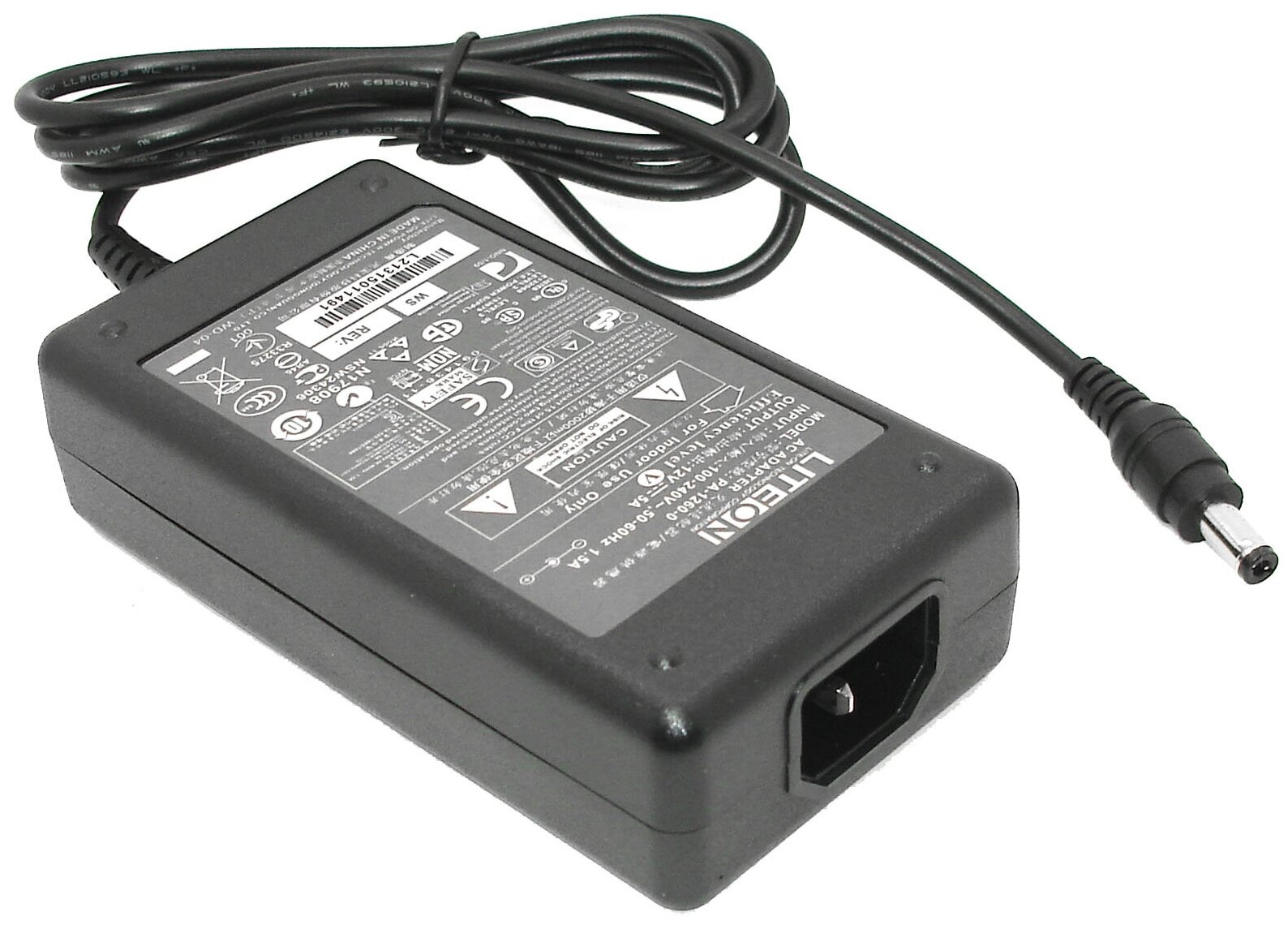 Блок питания для монитора и телевизора LCD 12V 5A (5,5 x 2,5 mm) OEM арт 010307