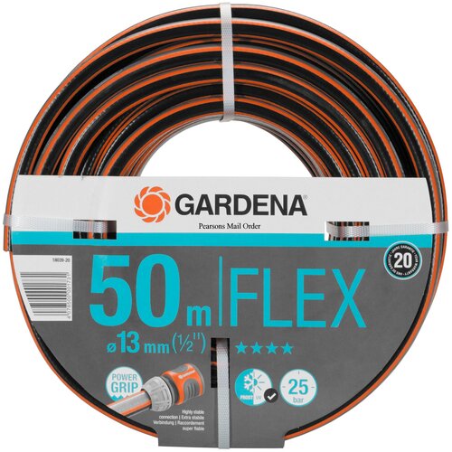 Шланг GARDENA Flex, 1/2, 50 м шланг для полива gardena flex