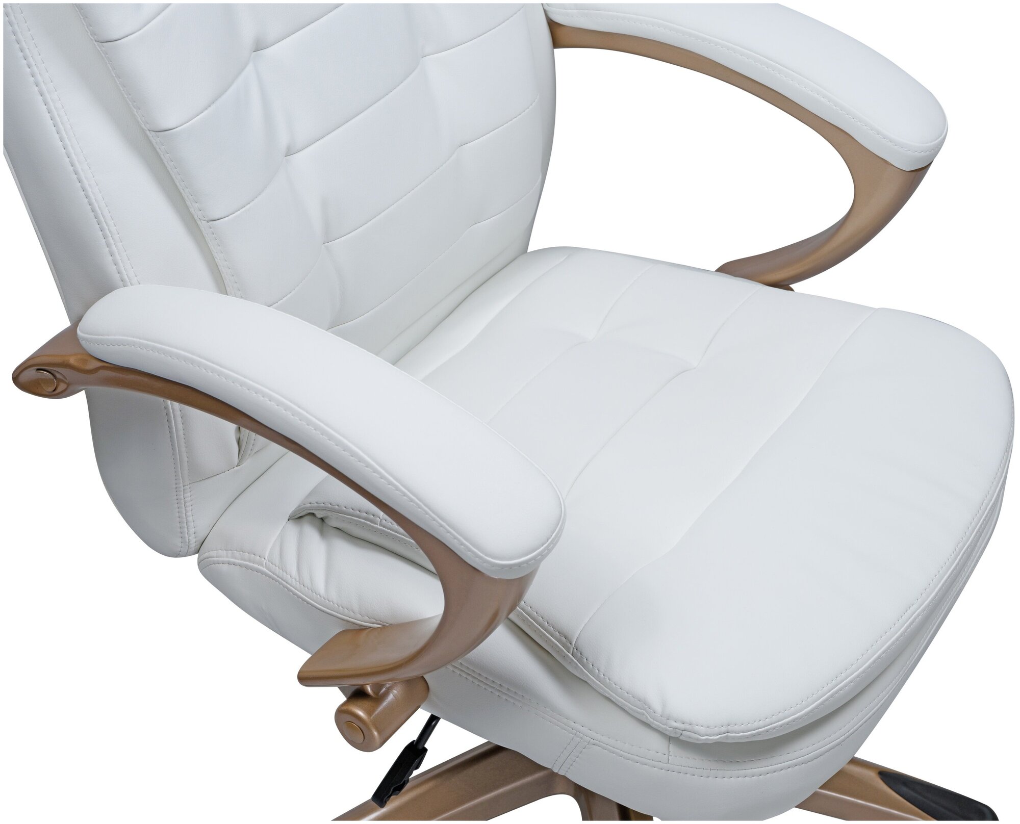 Офисное кресло для руководителей DONALD LMR-106B цвет белый - фотография № 7