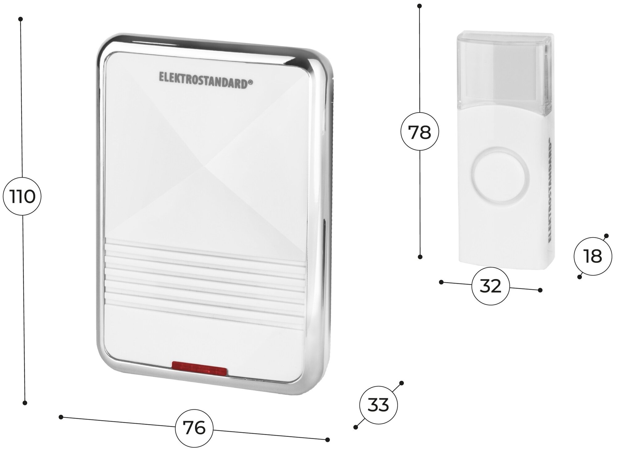 Звонок Elektrostandard DBQ01M WL 36M IP44 4690389031182 - фото №2