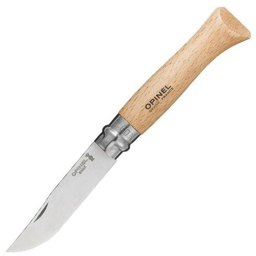 Нож Opinel №9, нержавеющая сталь, дубовая рукоять в картонной коробке 002424