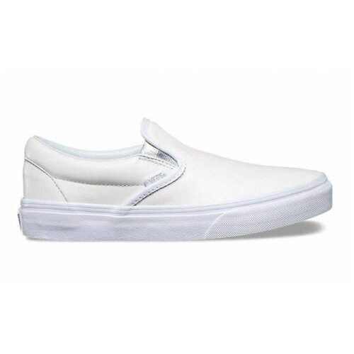 фото Кожаные кеды vans classic slip-on (metallic gore) v004mpjrc белые (35)