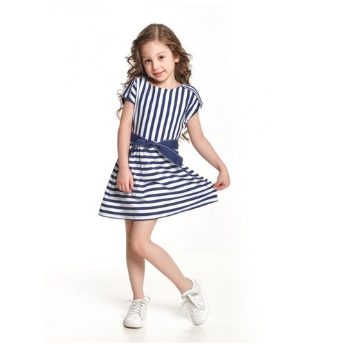 Платье для девочек Mini Maxi, модель 7068, цвет белый, размер 104