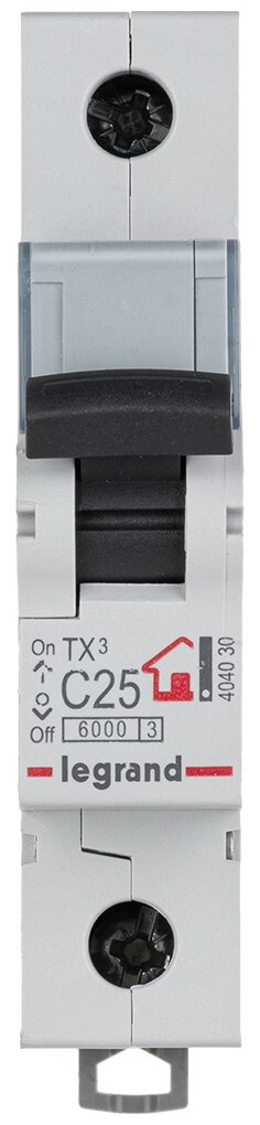   LEGRAND TX3 1P 25A () 6000, 404030