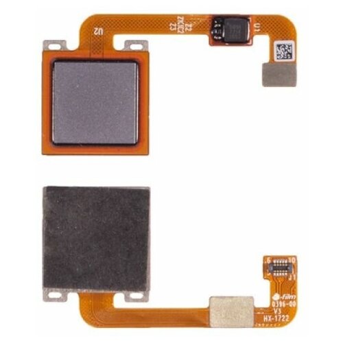 Шлейф для Xiaomi Redmi Note 4X с сканером отпечатка пальца (черный)