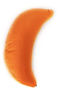 Фото Подушка для йоги RamaYoga Полумесяц, оранжевый, 38 х 15 х 9 см