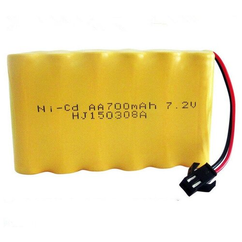 Аккумулятор NI-CD 7.2V 700MAH форма FLATPACK разъем SM