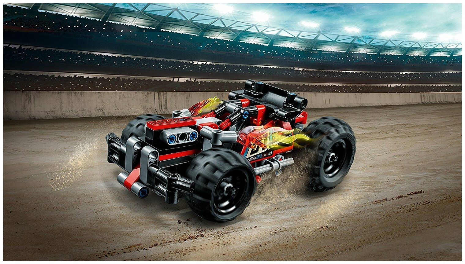 Конструктор LEGO Technic 42073 Красный гоночный автомобиль, 139 дет ...