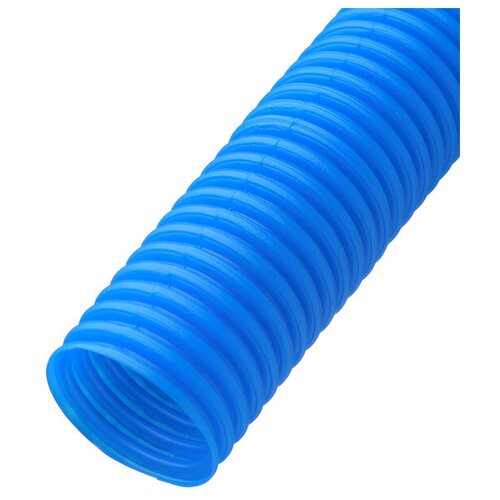 Труба гофрированная 40 мм СТС для металлопластиковых труб d26 мм синяя (30 м)
