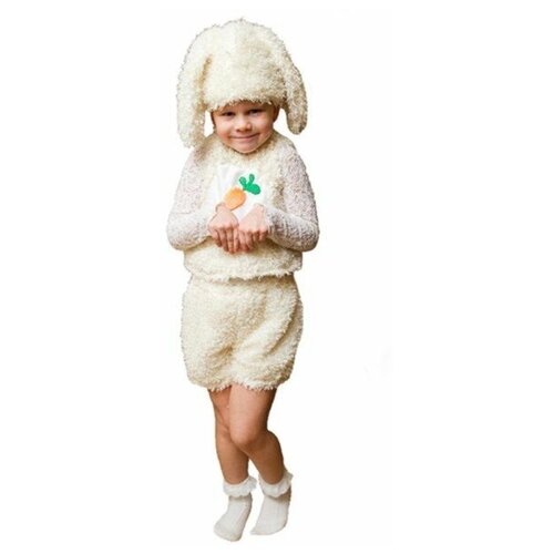 Карнавальный костюм Крошка-зайка, 94-110, 2-4 года, Бока карнавальный костюм малышка зайка серый 6 9 мес бока