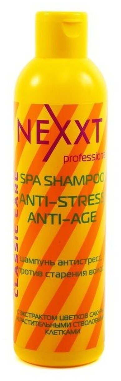 NEXPROF шампунь Professional Classic Сare Anti-Stress Anti-Age антистресс против старения волос, 250 мл