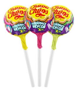 Карамель Chupa Chups "XXL плейлист вкусов", 29г, дисплей, 40 штук, 317593 - фотография № 4