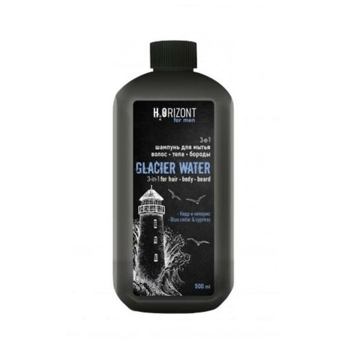 Шампунь GLACIAR WATЕR 3-в-1 для мытья волос тела бороды 500 мл 570₽