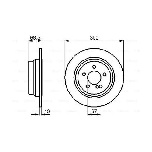 Xbs-0986479041 Bosch арт. 0986479041