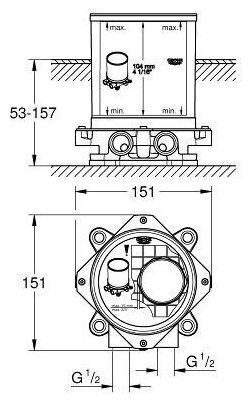 Коннектор для напольного смесителя Bravat D9102N-ENG - фотография № 4