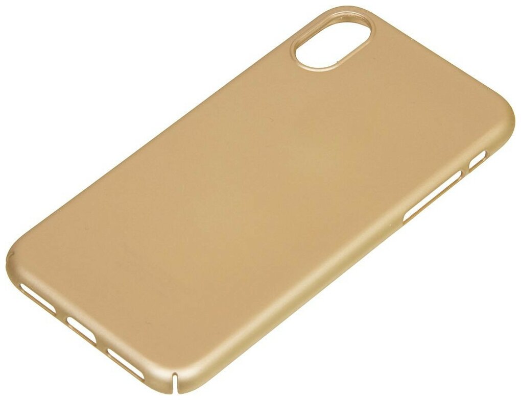 Чехол-крышка Deppa Air Case для iPhone X, пластик, розовое золото - фото №3