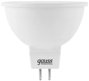 Лампа светодиодная gauss 13514, GU5.3, MR16, 3.5 Вт, 3000 К