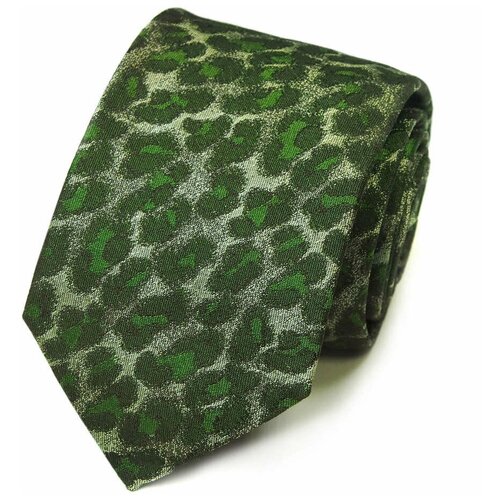 Нежно-зеленый галстук с пятнами травянистого цвета Kenzo Takada 826209