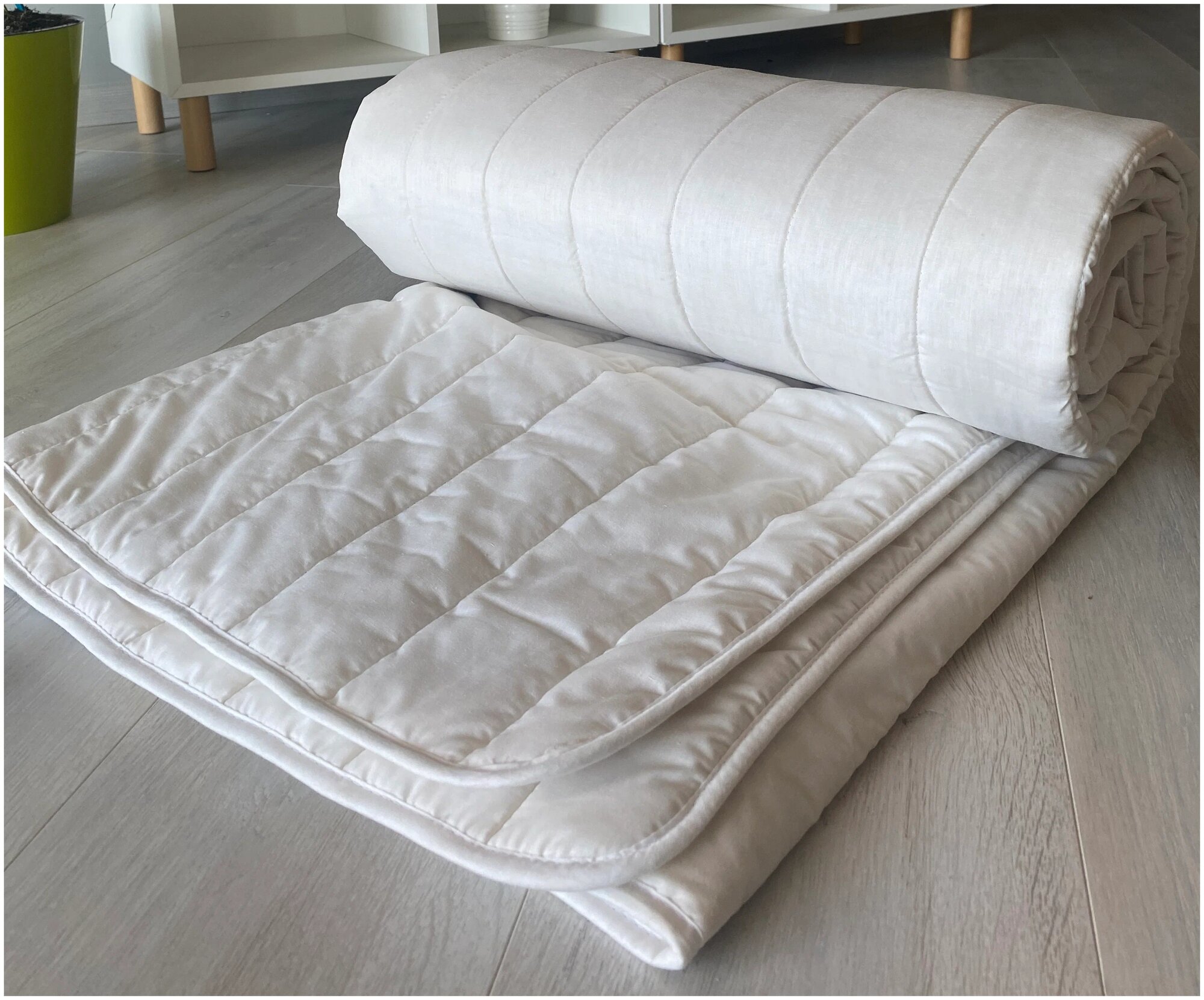 Одеяло 150х200 стёганое шерсть БельВита - фотография № 4