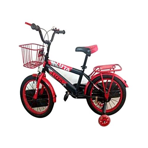 Велосипед 16 Luta M ручн тормоз корзина метал крыл багажн доп колеса арт 2266916-2 красный 782600₽