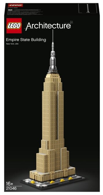 Конструктор LEGO Architecture 21046 Эмпайр-стейт-билдинг, 1767 дет.