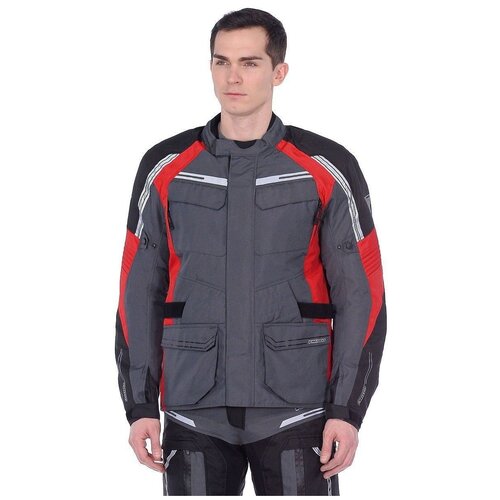 Текстильная куртка Vivify Moto Voweg grey/red XL (Размер производителя)