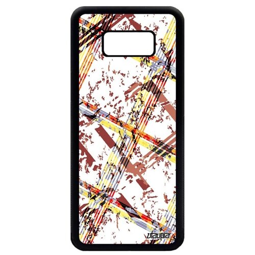 фото Противоударный чехол на телефон // galaxy s8 plus // "тартан плитка" квадрат диагональ, utaupia, цветной
