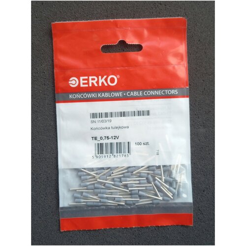Наконечник НШВИ 075х12 TE_075-12 Erko 100шт 269₽