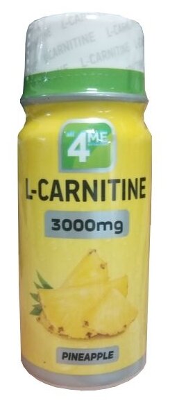 4Me Nutrition L-Carnitine 3000 мг 60 мл (ананас)